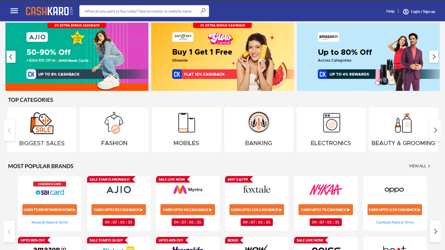 15 Best Cashback Websites in India 2024 [Highest Cashbacks]