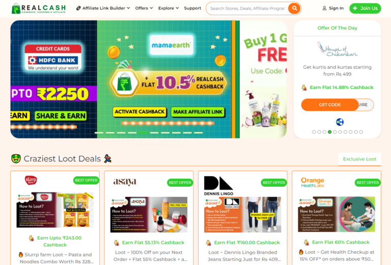 15 Best Cashback Websites in India 2024 [Highest Cashbacks]